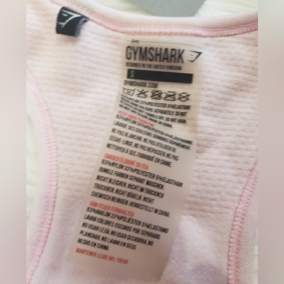 GYMSHARK Vital Seamless small pink sports bra new with tags - Picture 4 of 4